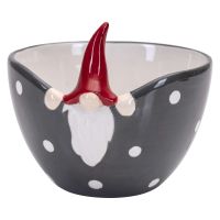 Peek-a-boo bowl with a Santa High Hat