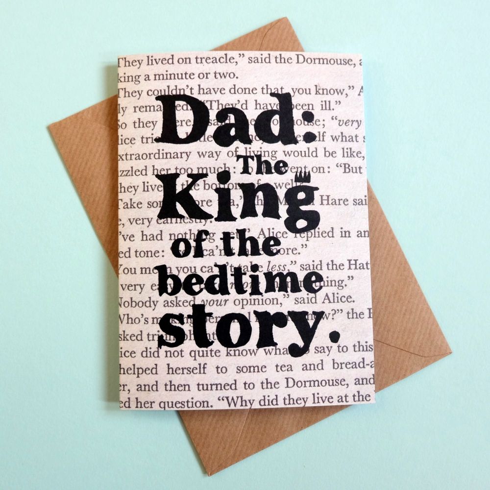 Fathers Day Card - Dad: The King of the Bedtime Story