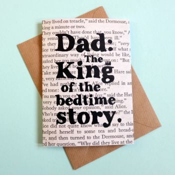 Fathers Day Card - Dad: The King of the Bedtime Story