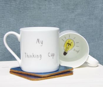 'My Thinking Cup' - Fine Bone China Mug