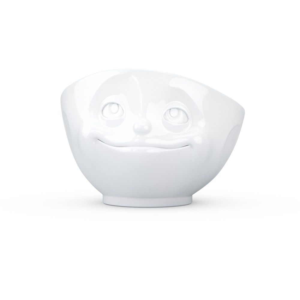White Porcelain 'Crazy in Love' Bowl by Tassen
