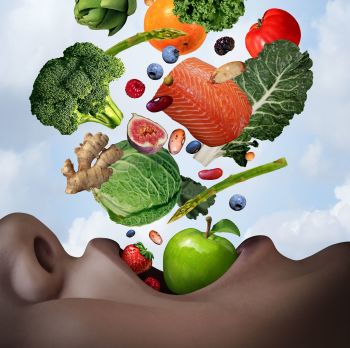 Veg out of mouth