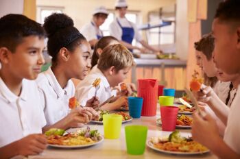 Primary-school-kids-eat-lunch-in-school-cafeteria,-close-up-538486562_1260x