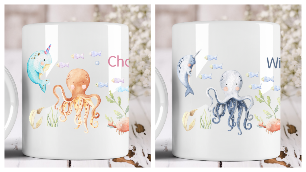 Personalised Children's Under the Sea Nautical Ceramic Savings Pot Gift Idea