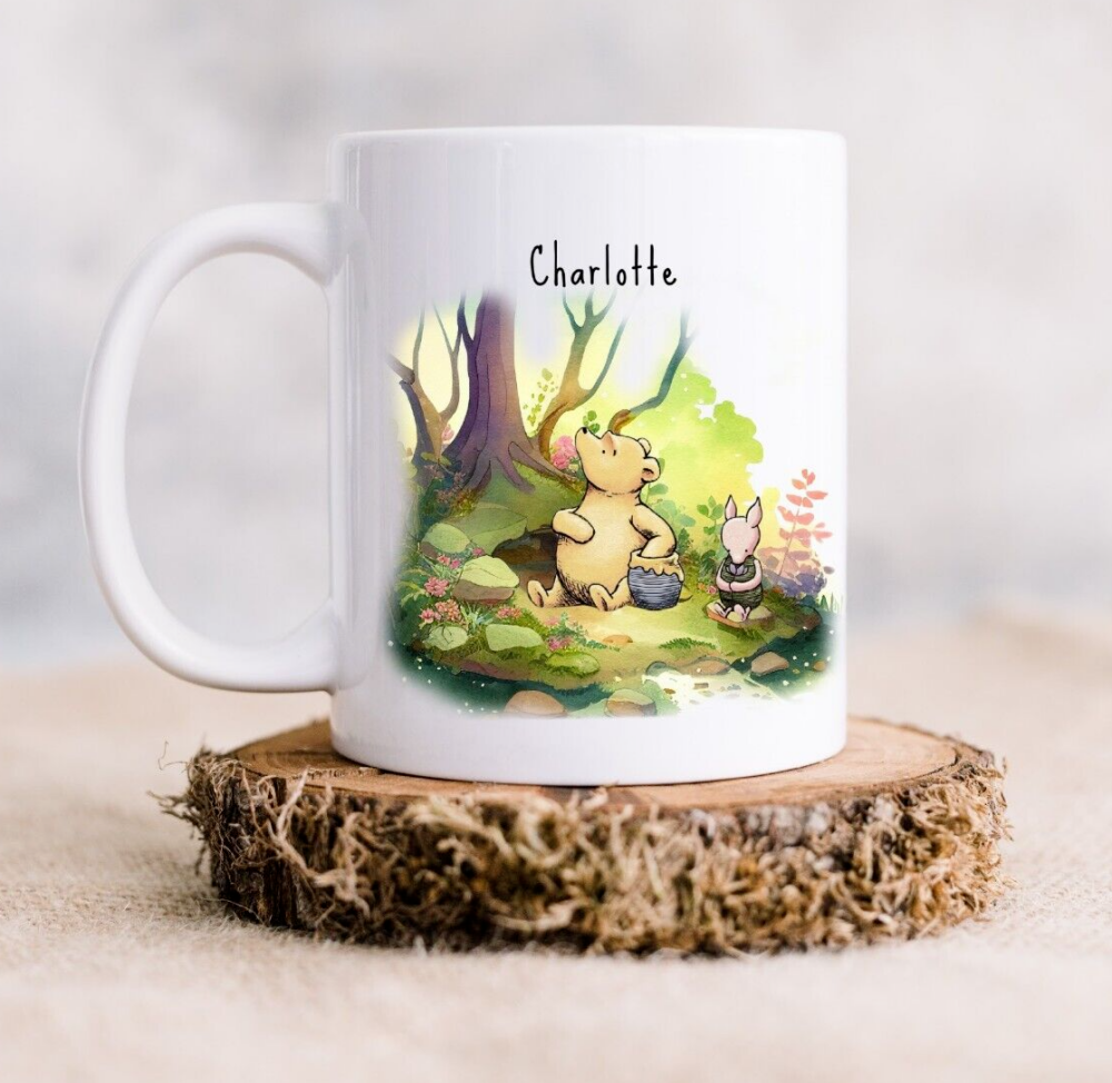 Personalised Winnie the Pooh Mug with Quote