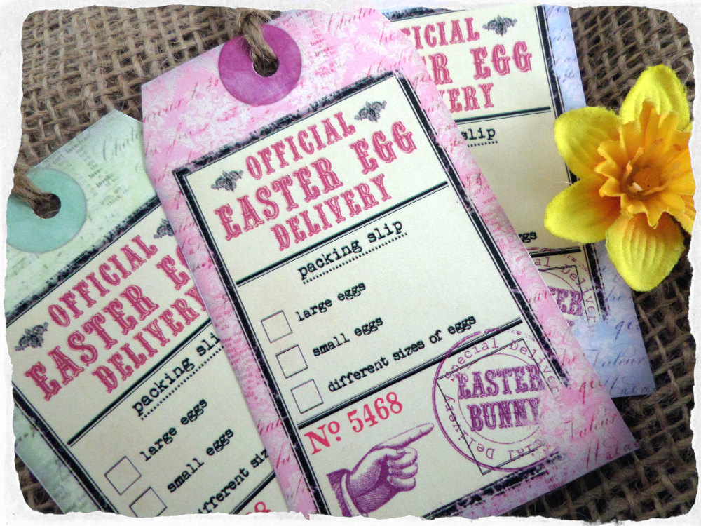 6 Easter Egg Delivery Gift Tags