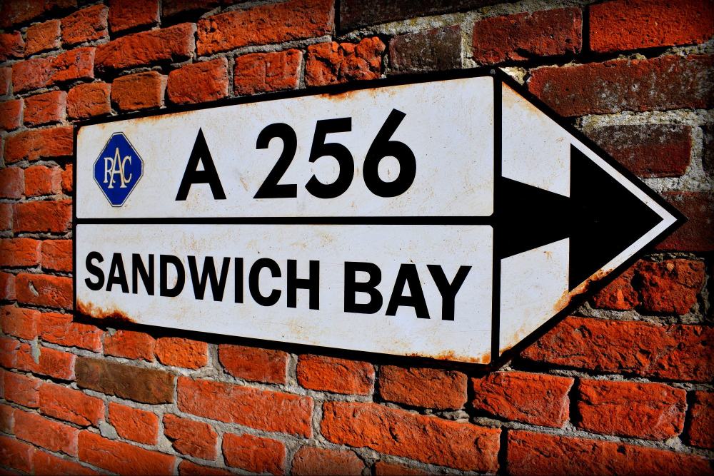 RAC Roadsign-Sandwich Bay