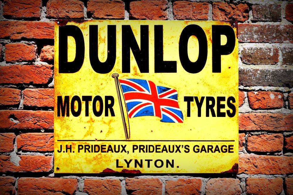 Dunlop Garage Sign