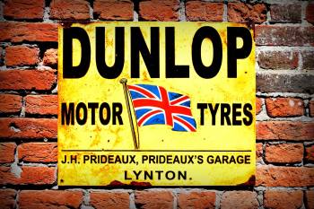 Dunlop Garage Sign