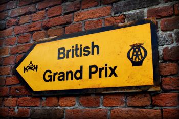AA Roadsign - British Grand Prix