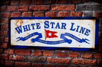 White Star Line Sign