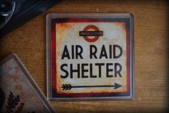 Air Raid Shelter - Acrylic Coaster