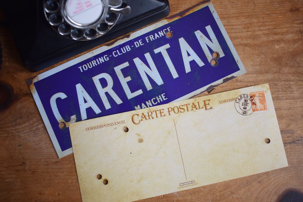 Carentan Postcards (x6)