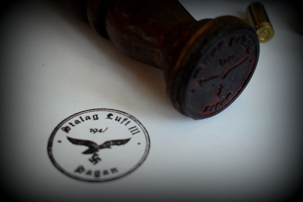 Stalag Lufft III Rubber Stamp(1k)