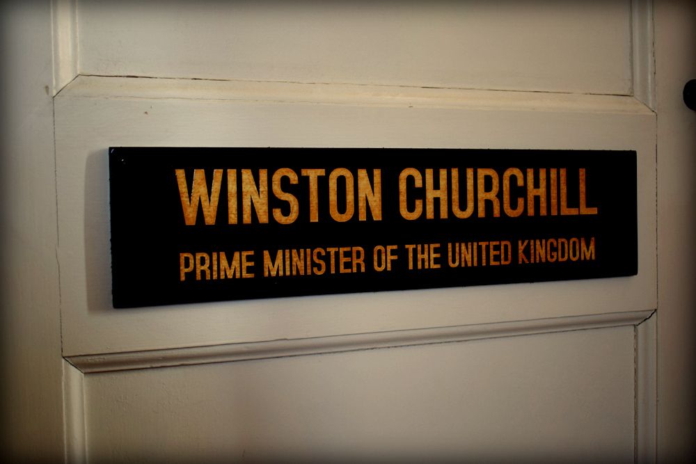 Winston Churchill, Churchill War Rooms, Imperial War Museum, Door Plaque,  WWII Commanders door plaques, Large wooden door plaques, Nazi door plaques,  Commanders of WWII, Dignitaries of WWII,