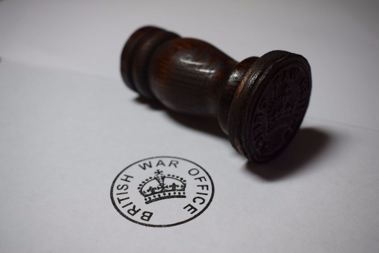 British War Office Rubber Stamp