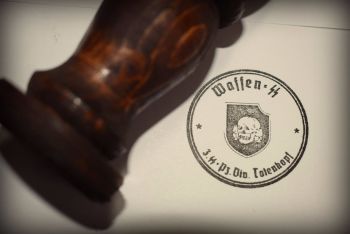 Waffen SS Totenkopf Rubber Stamp