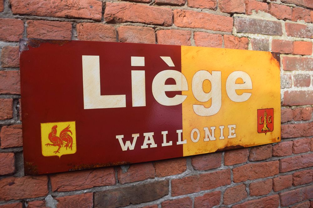 Liege Vintage City Sign