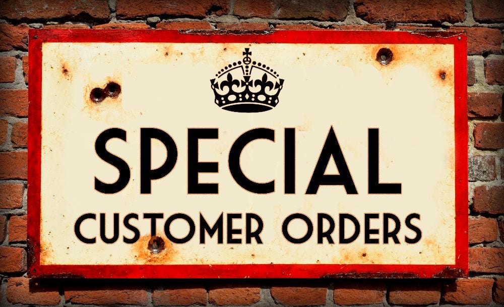 SPECIAL ORDERS