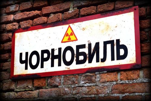 Chernobyl Radioactive Sign