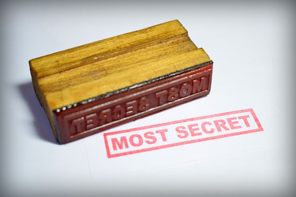 Most Secret Rubber Stamp