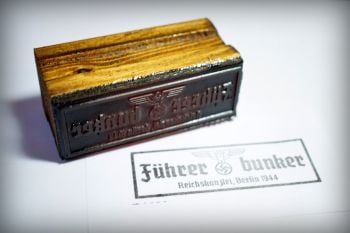 Führerbunker Rubber Stamp