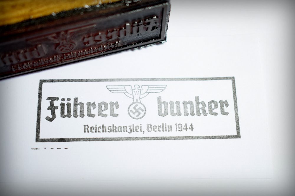 F&uuml;hrerbunker Rubber Stamp (1)