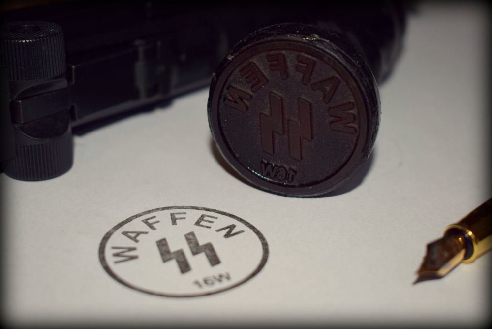 Waffen SS rubber stamp (3)