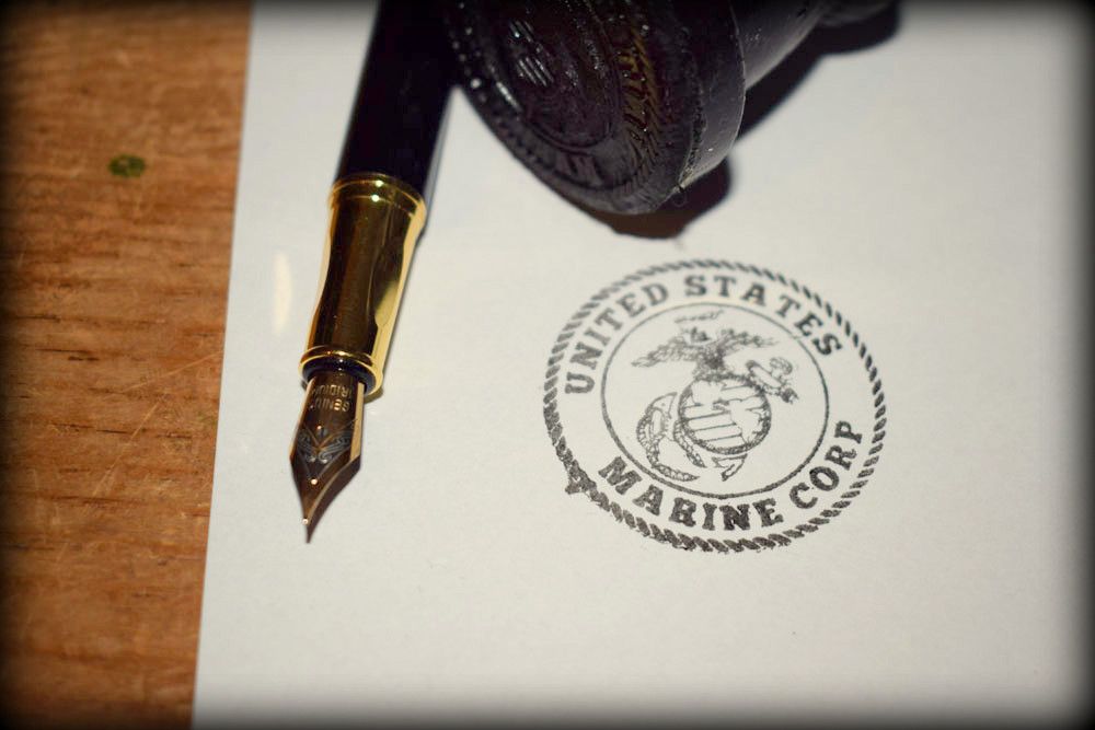 US MArine Corp rubber stamp (4)