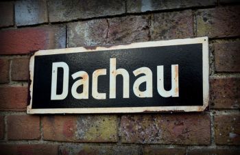 Dachau display sign