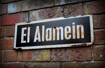 El Alamein display sign