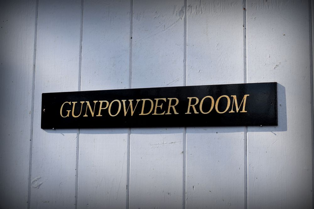 Gunpowder Room -  Door Plaque