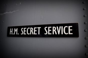 H.M. Secret Service -  Door Plaque