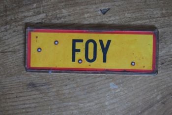 Foy Fridge Magnet