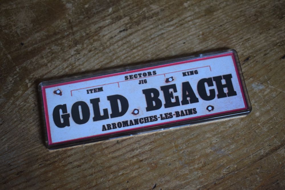 Gold Beach Fridge Magnet