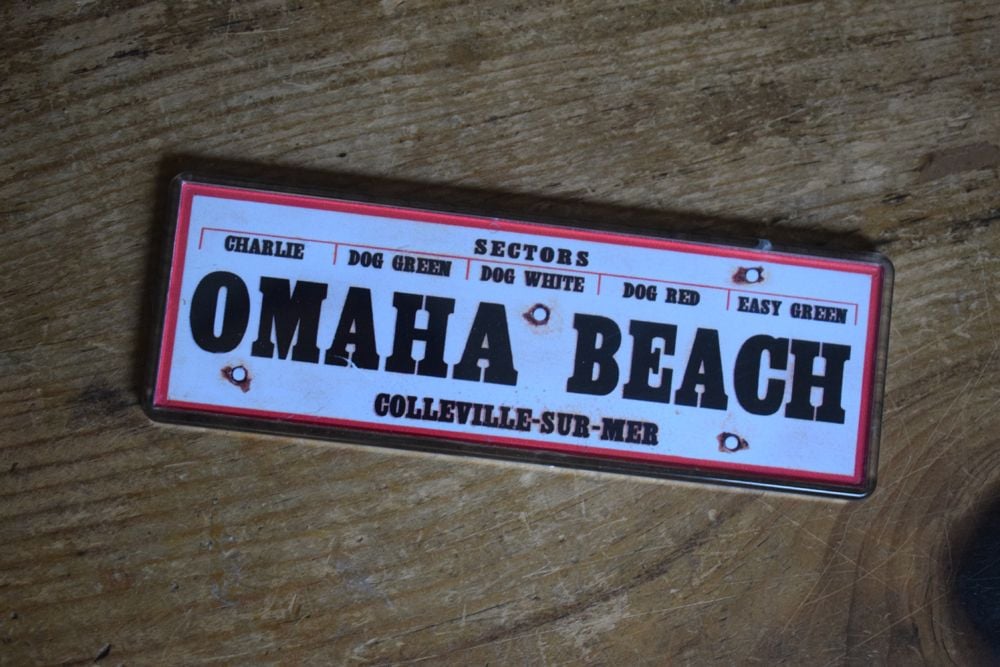 Omaha Beach Fridge Magnet