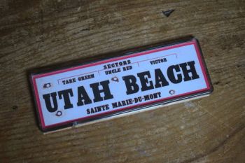 Utah Beach Fridge Magnet