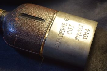 WWI Machine Gun Coy. Hipflask