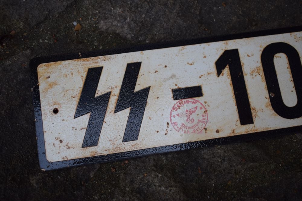 SS Number Plate