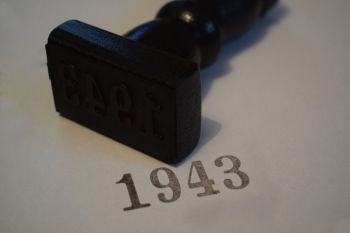 1943 Rubber Stamp