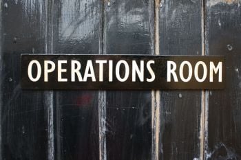 Operations Room -  Door Plaque