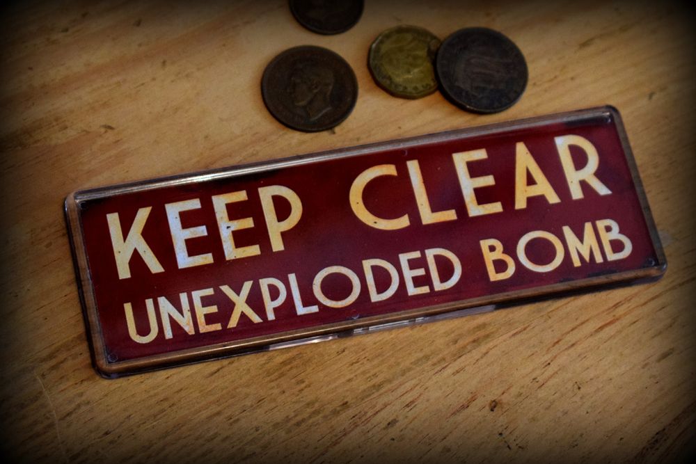 Keep Clear UXB Fridge Magnet