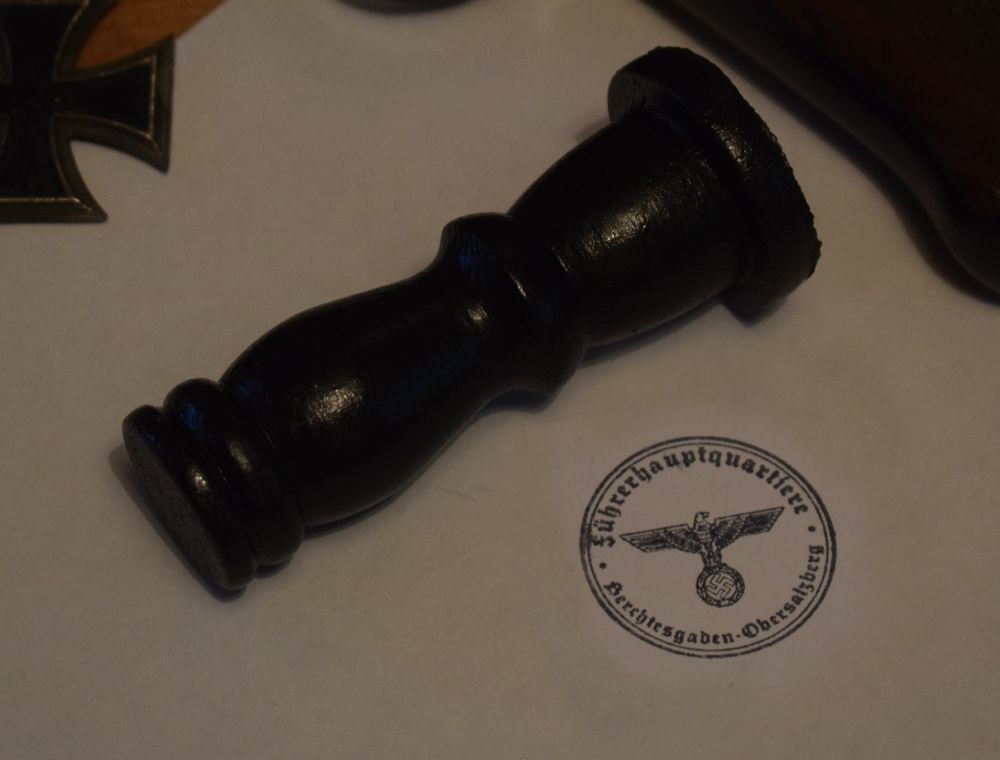 Führerhauptquartiere Berchtesgaden Obersalzberg Rubber Stamp
