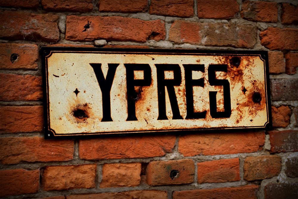 Ypres Display Sign