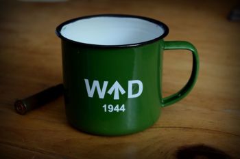 War Department 1944 Tin Enamel Mug