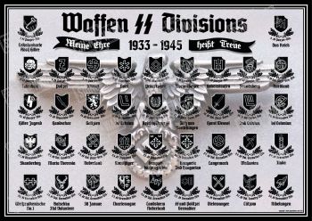 Waffen SS Divisions A1 Poster