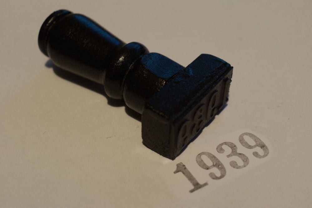 1939 Rubber Stamp
