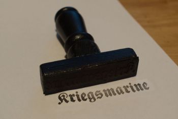 Kriegsmarine Rubber Stamp
