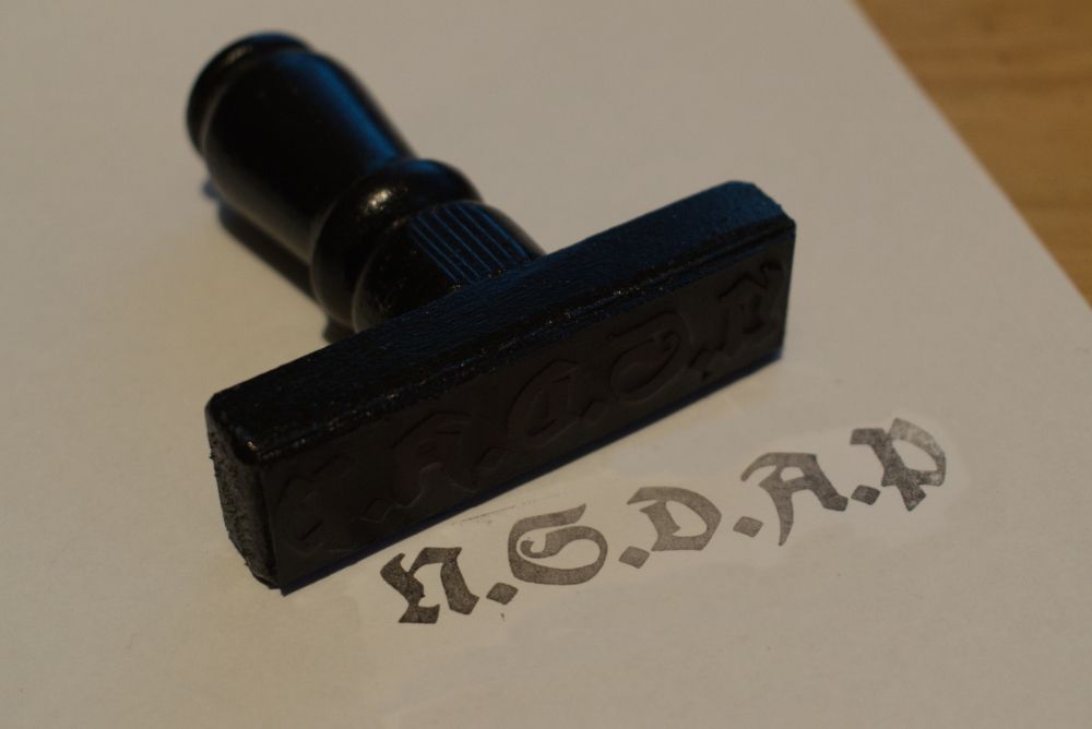 N.S.D.A.P. Rubber Stamp