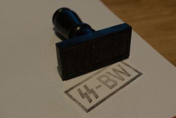 SS-BW Rubber Stamp